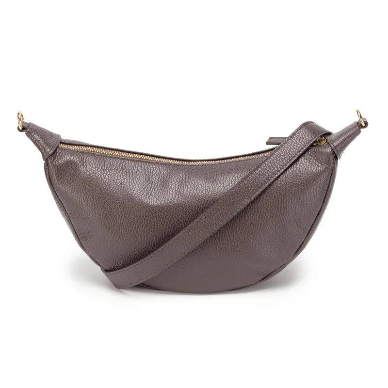 Elie Beamont Chocolate Hobo Bag