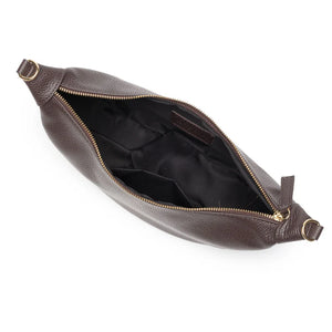 Elie Beamont Chocolate Hobo Bag