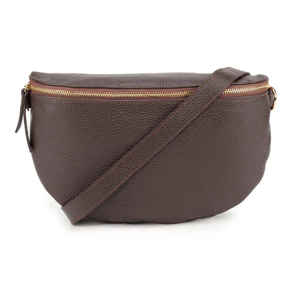 Elie Beaumont Chocolate Large Slingbag