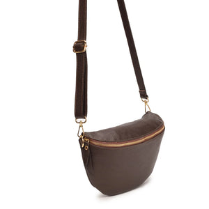 Elie Beaumont Chocolate Large Slingbag