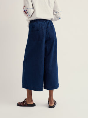 Seasalt Mid Wash Eskelli Wide Leg Culotte