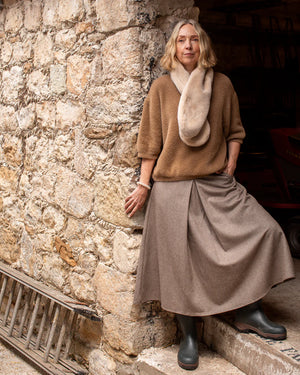 Chalk Mai Dark Tan Jumper