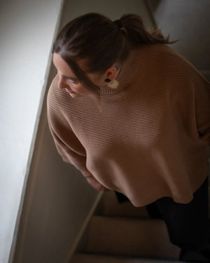 Chalk Dark Tan Vicki Jumper