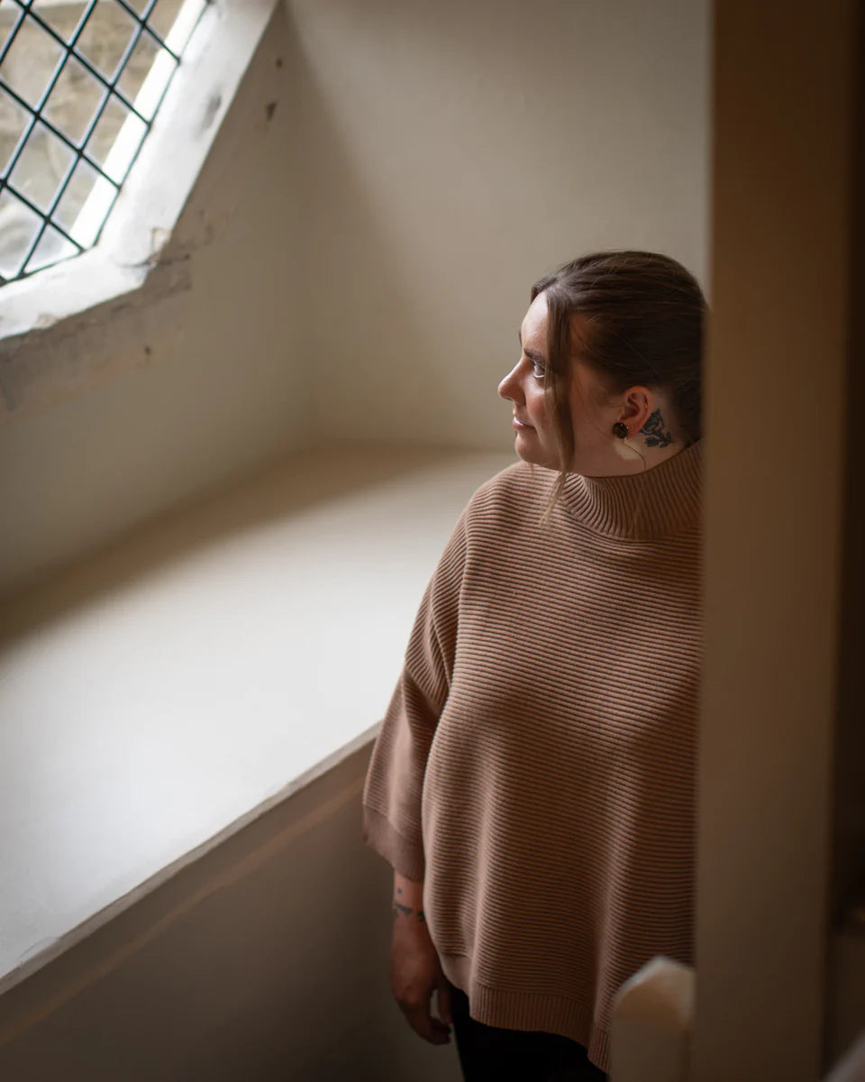 Chalk Dark Tan Vicki Jumper