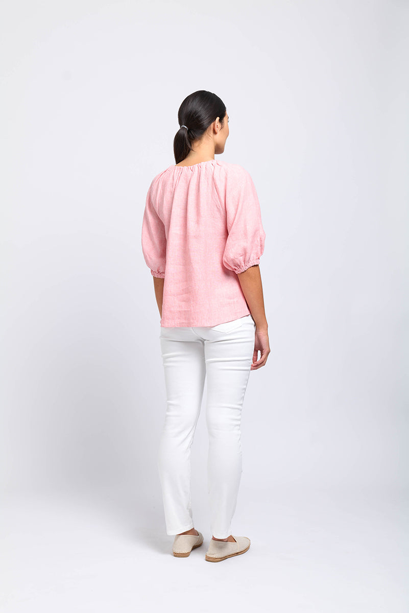 Foil Turn Up The Volume Top Mellow Peach