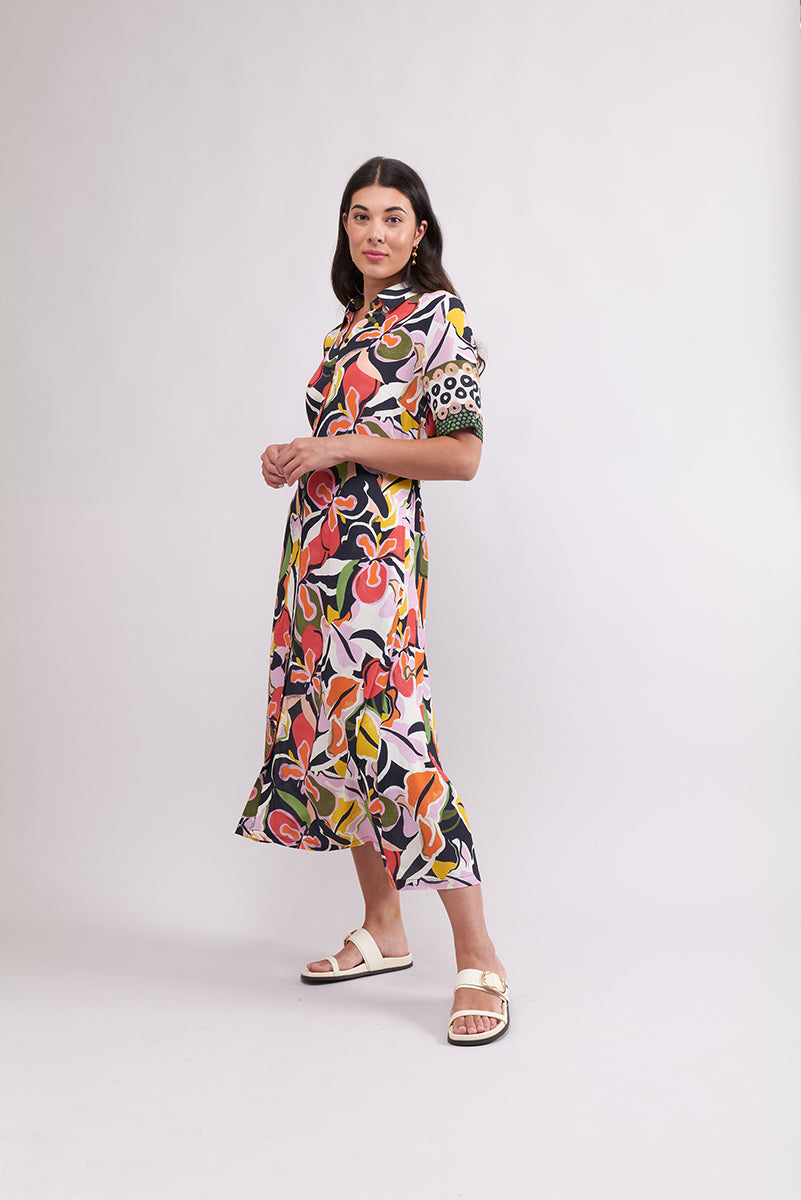 Foil Wonderland Dress Perennial
