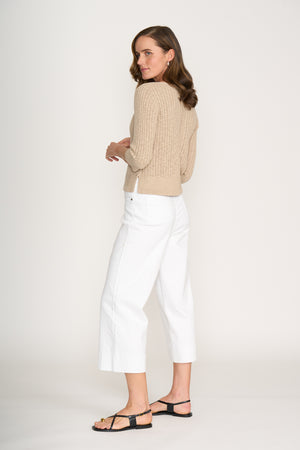 Foil Knitty Gritty Sand Sweater