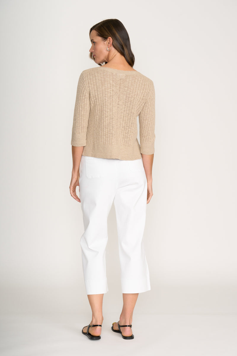 Foil Knitty Gritty Sand Sweater