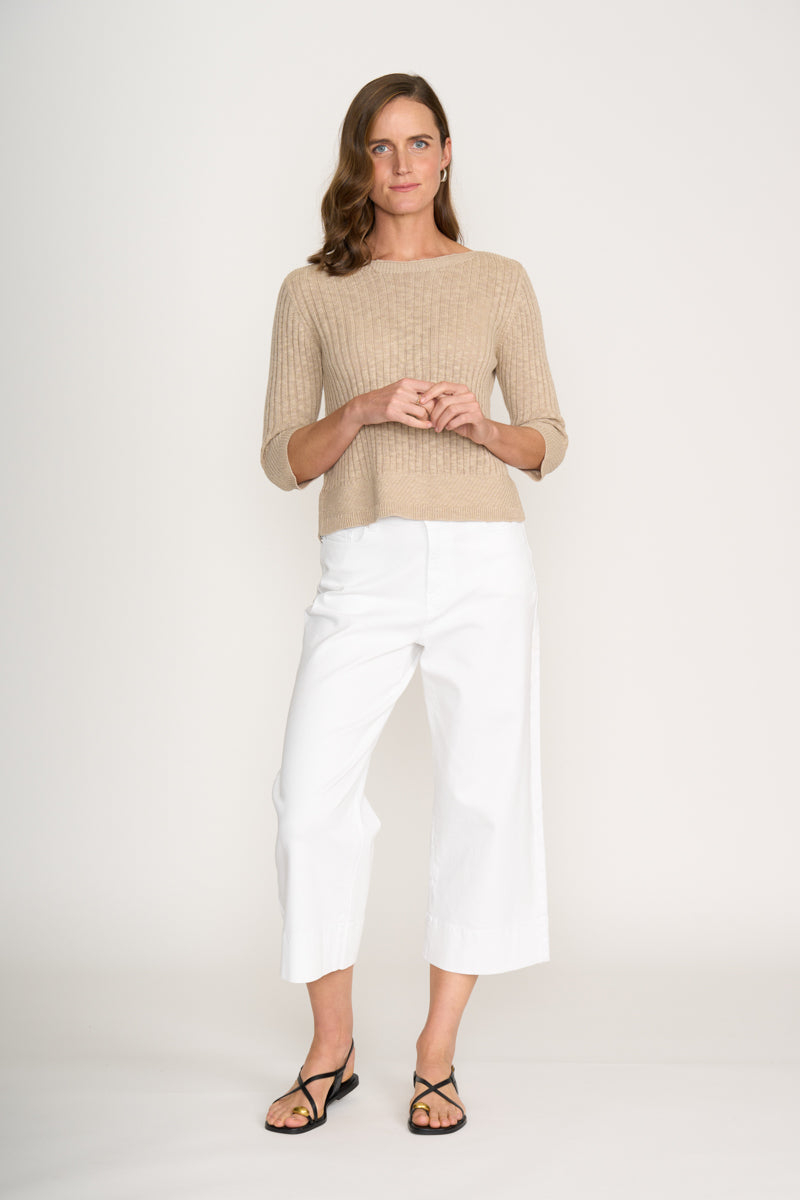 Foil Knitty Gritty Sand Sweater