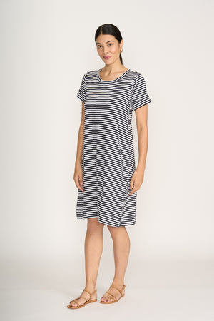 Foil Oh Frock Mini Stripe Dress
