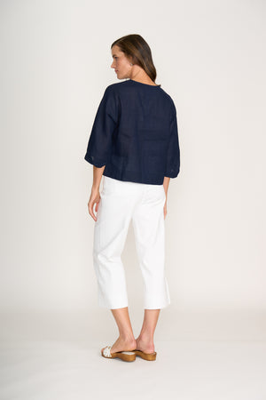 Foil Plot Twist Eclipse Top