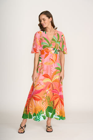 Foil Race Favourite Sun-Kissed Dress