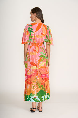 Foil Race Favourite Sun-Kissed Dress