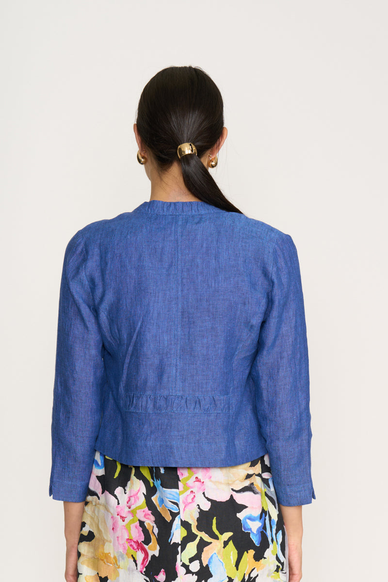 Foil Gather Together Capri Jacket