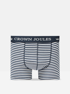 Joules Crown Joules Navy & White Crest Pack of Two Cotton Briefs