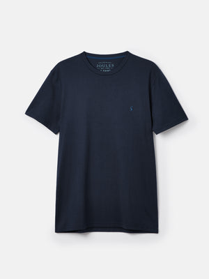 Joules Denton Navy Blue Jersey Crew Neck T-Shirt