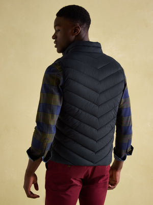 Joules Garrett Navy Showerproof Padded Gilet