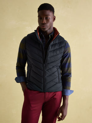 Joules Garrett Navy Showerproof Padded Gilet