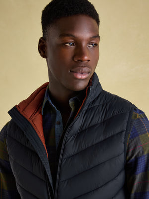 Joules Garrett Navy Showerproof Padded Gilet