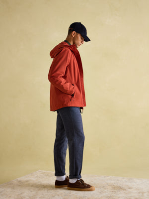 Joules Ayston Orange Lightweight Waterproof Coat