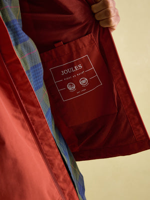 Joules Ayston Orange Lightweight Waterproof Coat