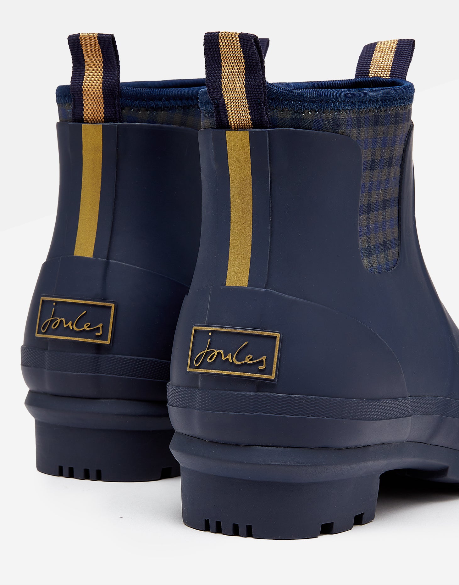 Joules Foxton Navy Blue Neoprene Lined Ankle Wellies