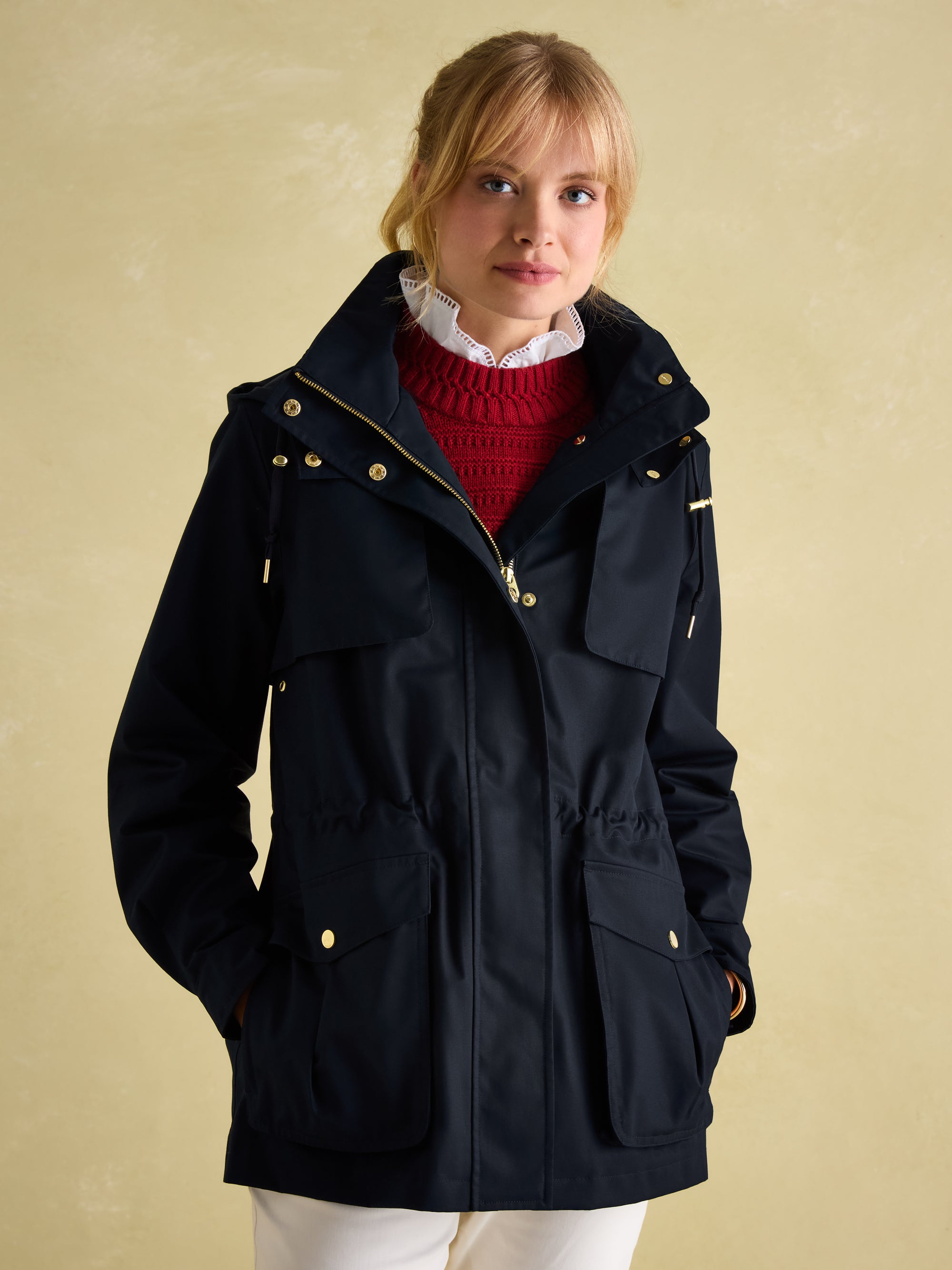 Joules Fairford Navy Coat