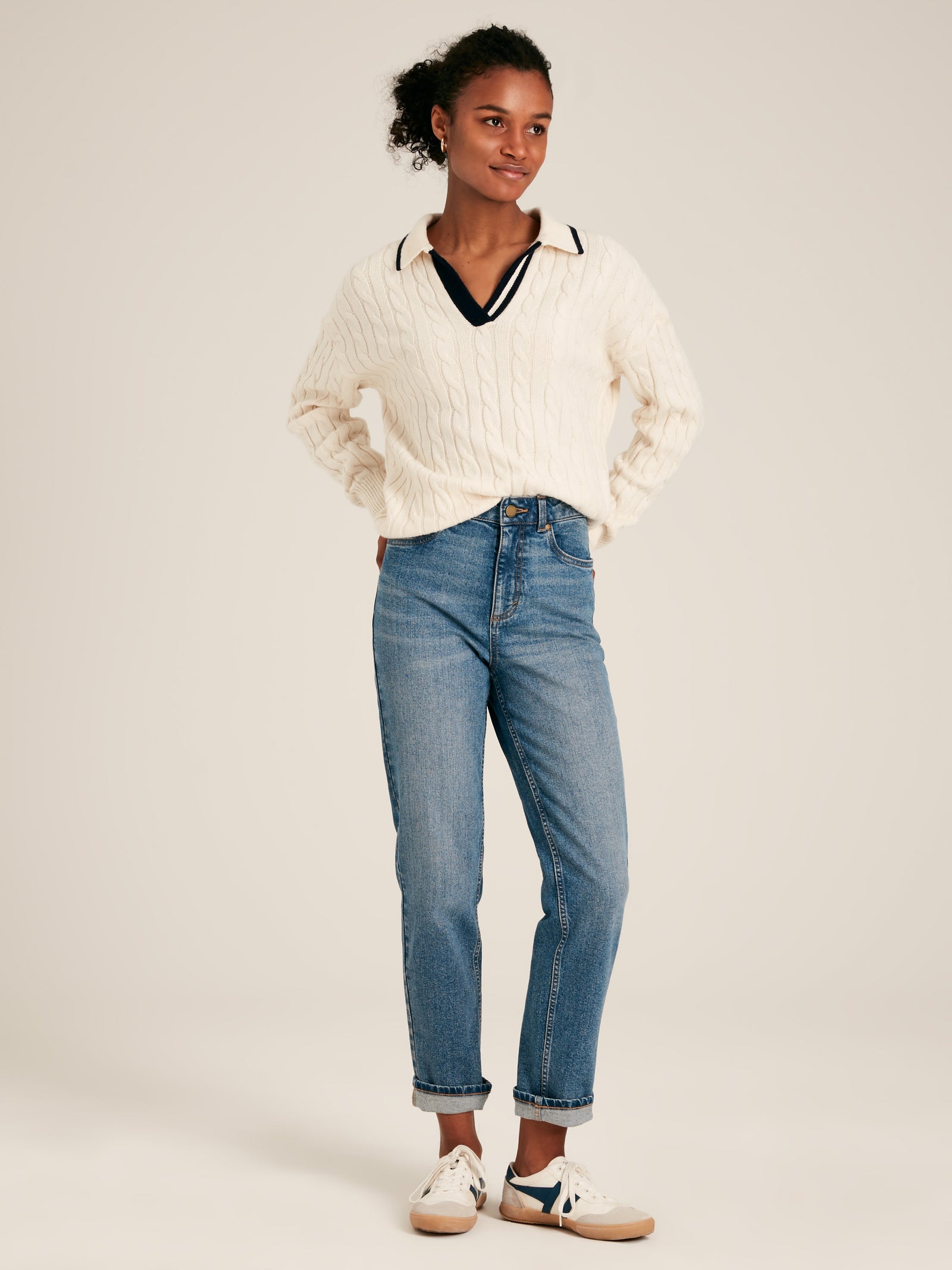 Joules Mid Blue Straight Fit Jeans