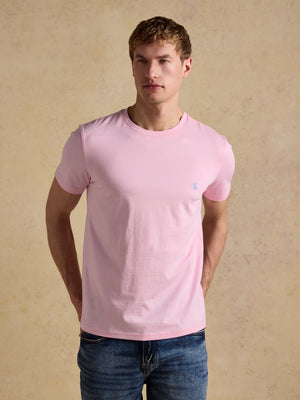 Joules Everyday Pink Classic Fit Cotton T-Shirt