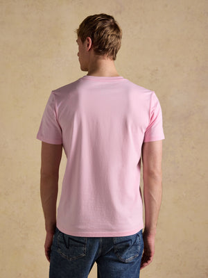 Joules Everyday Pink Classic Fit Cotton T-Shirt