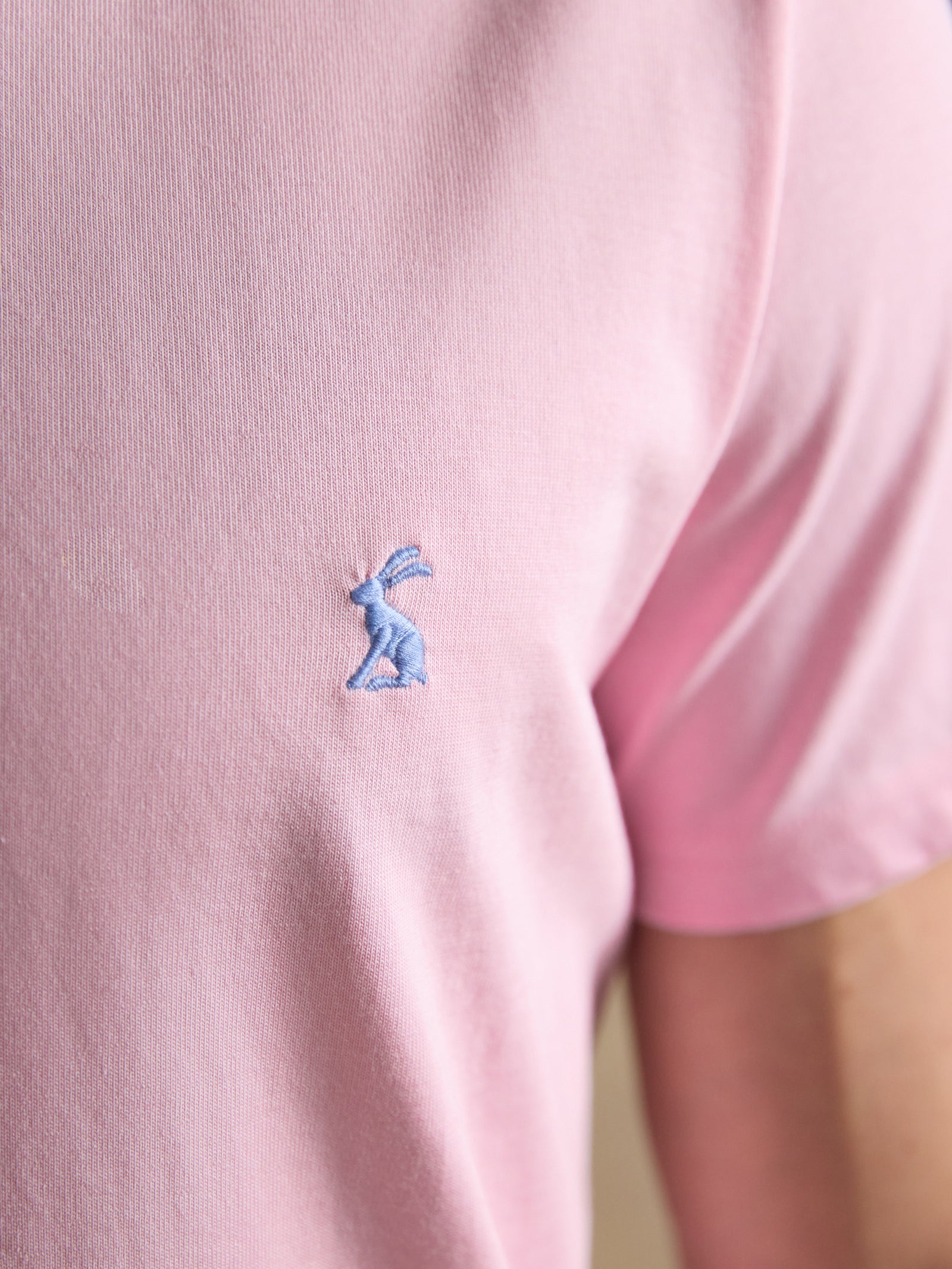 Joules Everyday Pink Classic Fit Cotton T-Shirt