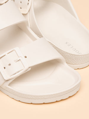 Joules Sunseeker White EVA Sliders