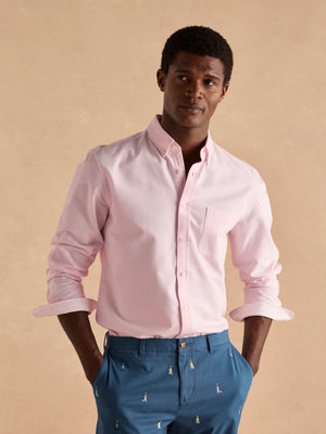 Joules Classic Fit Pink Cotton Oxford Shirt
