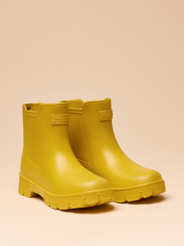 Joules Raindance Yellow Lightweight EVA Ankle Wellies - Dressage ...