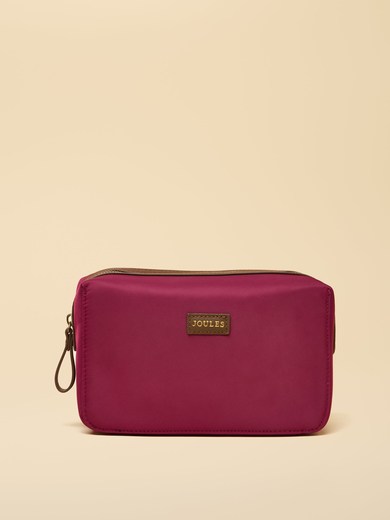 Joules Berry Red Edie Cosmetic Bag