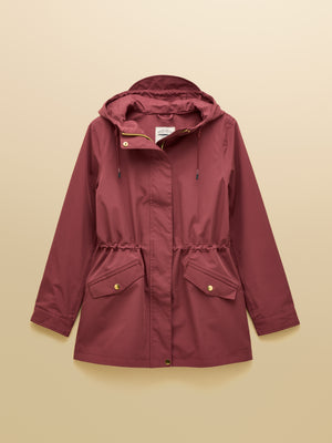 Joules Portwell Port Waterproof Raincoat With Hood and Adjustable Waist
