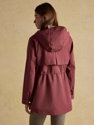 Joules Portwell Port Waterproof Raincoat With Hood and Adjustable Waist