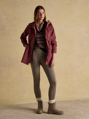 Joules Portwell Port Waterproof Raincoat With Hood and Adjustable Waist