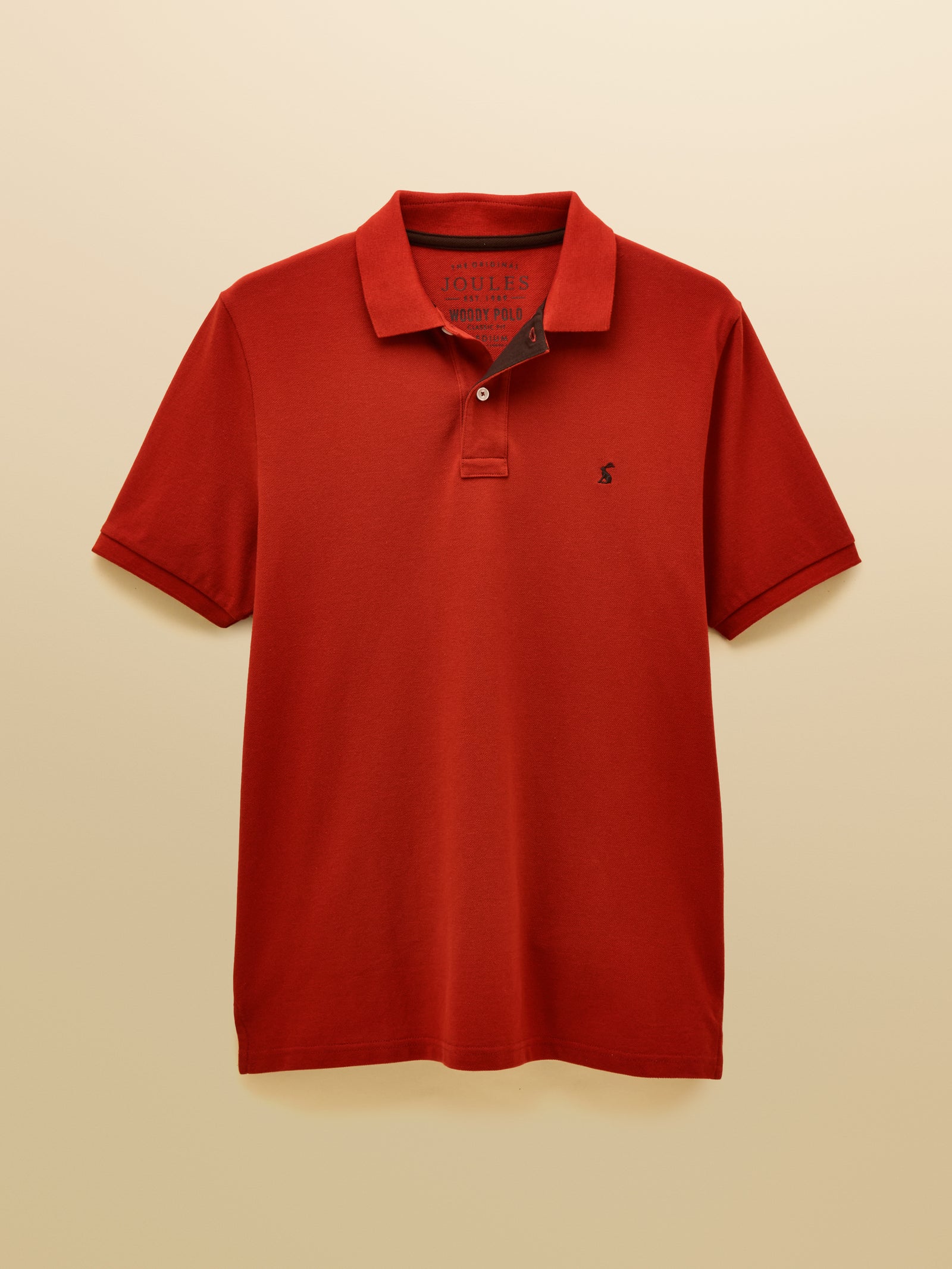 Joules Woody Orange Cotton Pique Polo Shirt