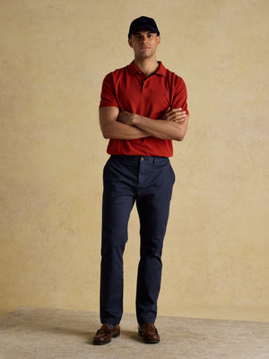 Joules Woody Orange Cotton Pique Polo Shirt