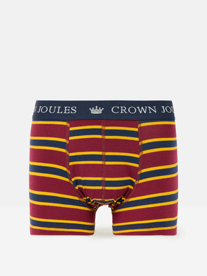 Joules Crown Joules Game Birds Navy/Red Pack of Two Cotton Boxers