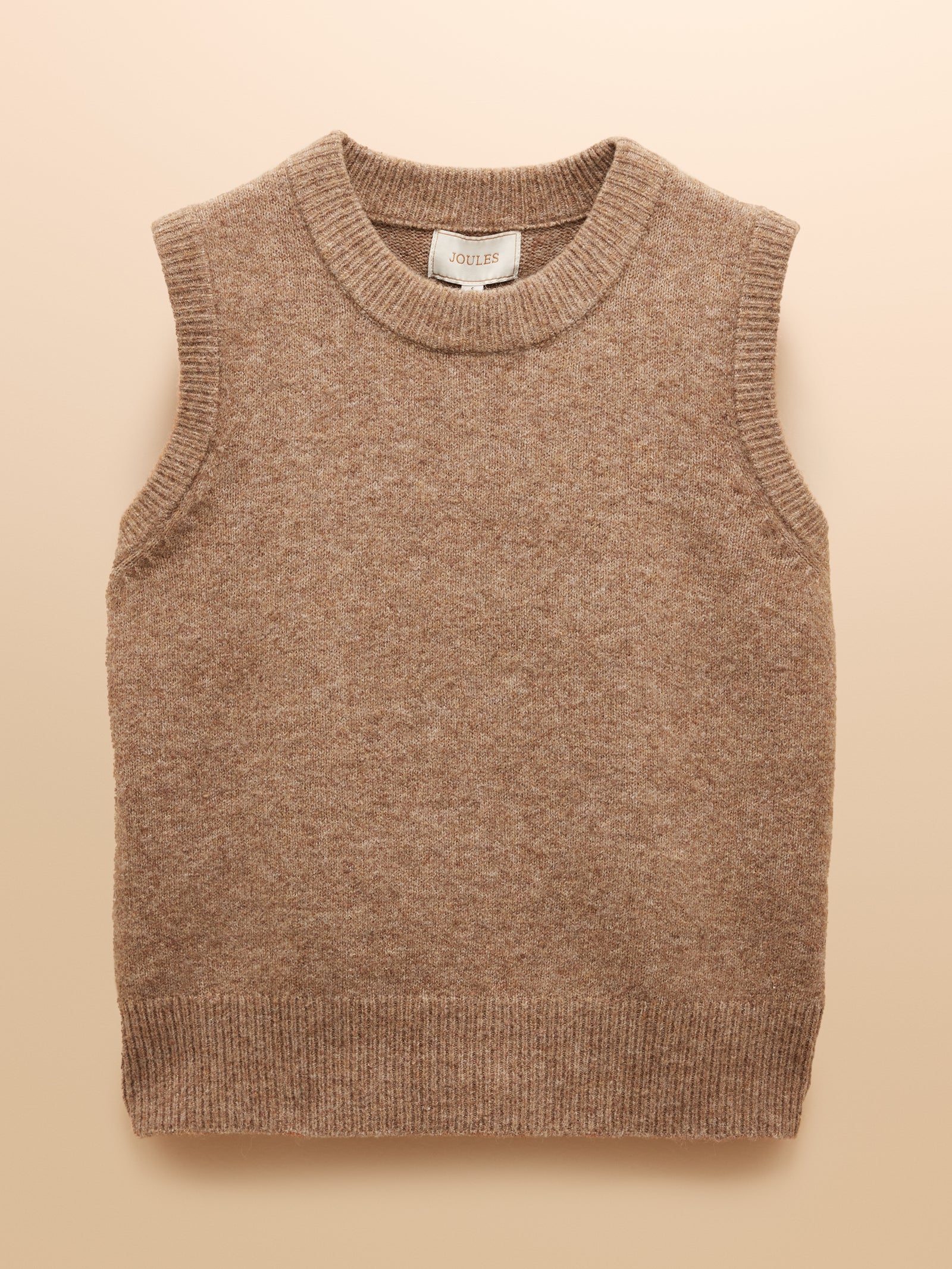 Joules Holly Tan Knitted Vest