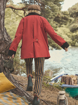 Joules Katherine Burnt Orange Waterproof Heritage Coat