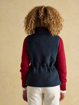Joules Heritage Navy Blue Fleece Gilet