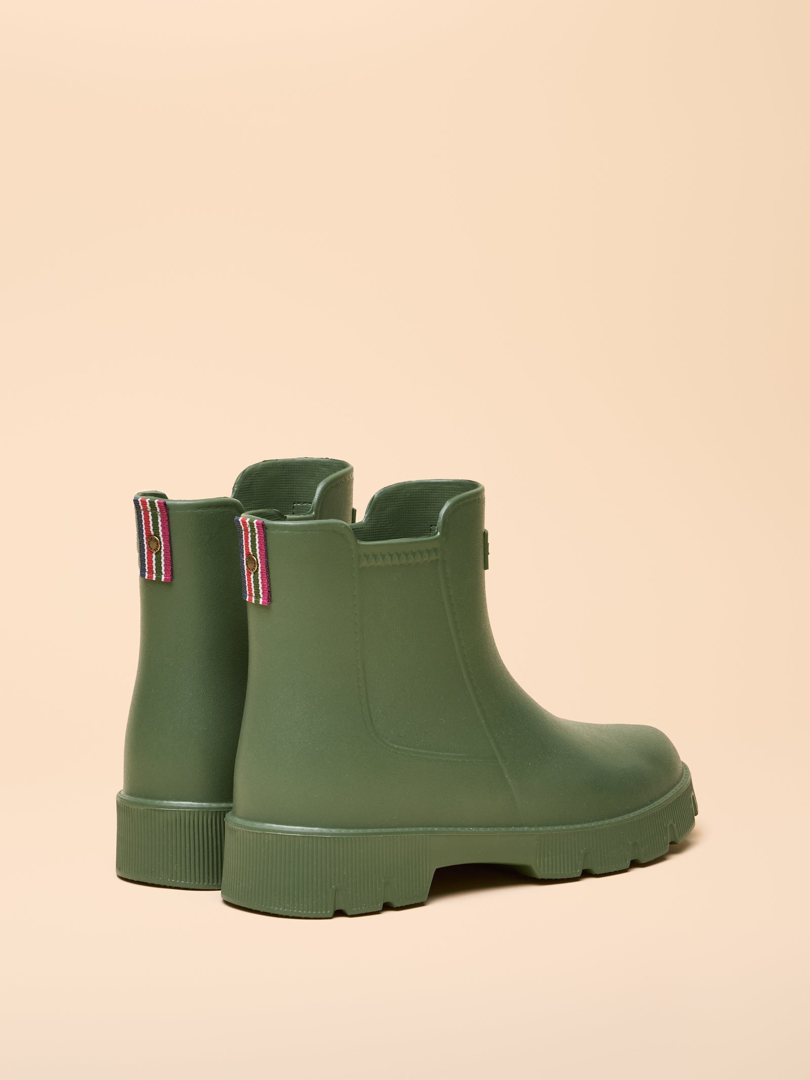 Joules Khaki Green Lightweight EVA Ankle Wellies