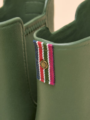 Joules Khaki Green Lightweight EVA Ankle Wellies