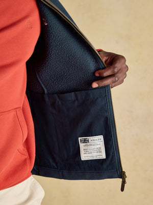 Joules Heritage Fleece Navy Blue Gilet