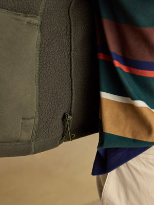 Joules Heritage Fleece Green Gilet