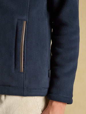 Joules Heritage Fleece Navy Full Zip Through