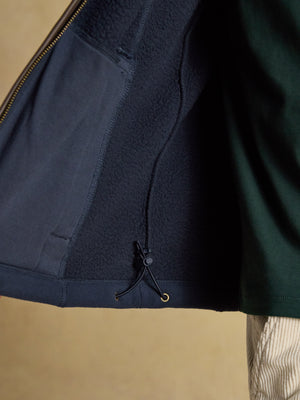 Joules Heritage Fleece Navy Full Zip Through